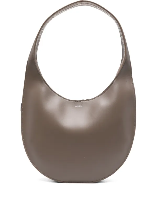 Coperni Swipe レザー ショルダーバッグ | ブラウン | FARFETCH JP