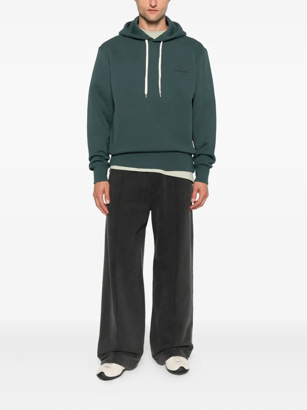 Autry Hoodie met geborduurd logo Groen