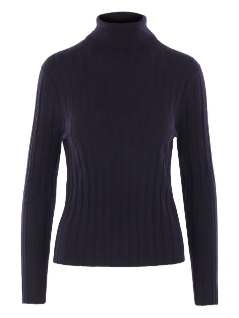 Allude ribbed turtleneck sweater