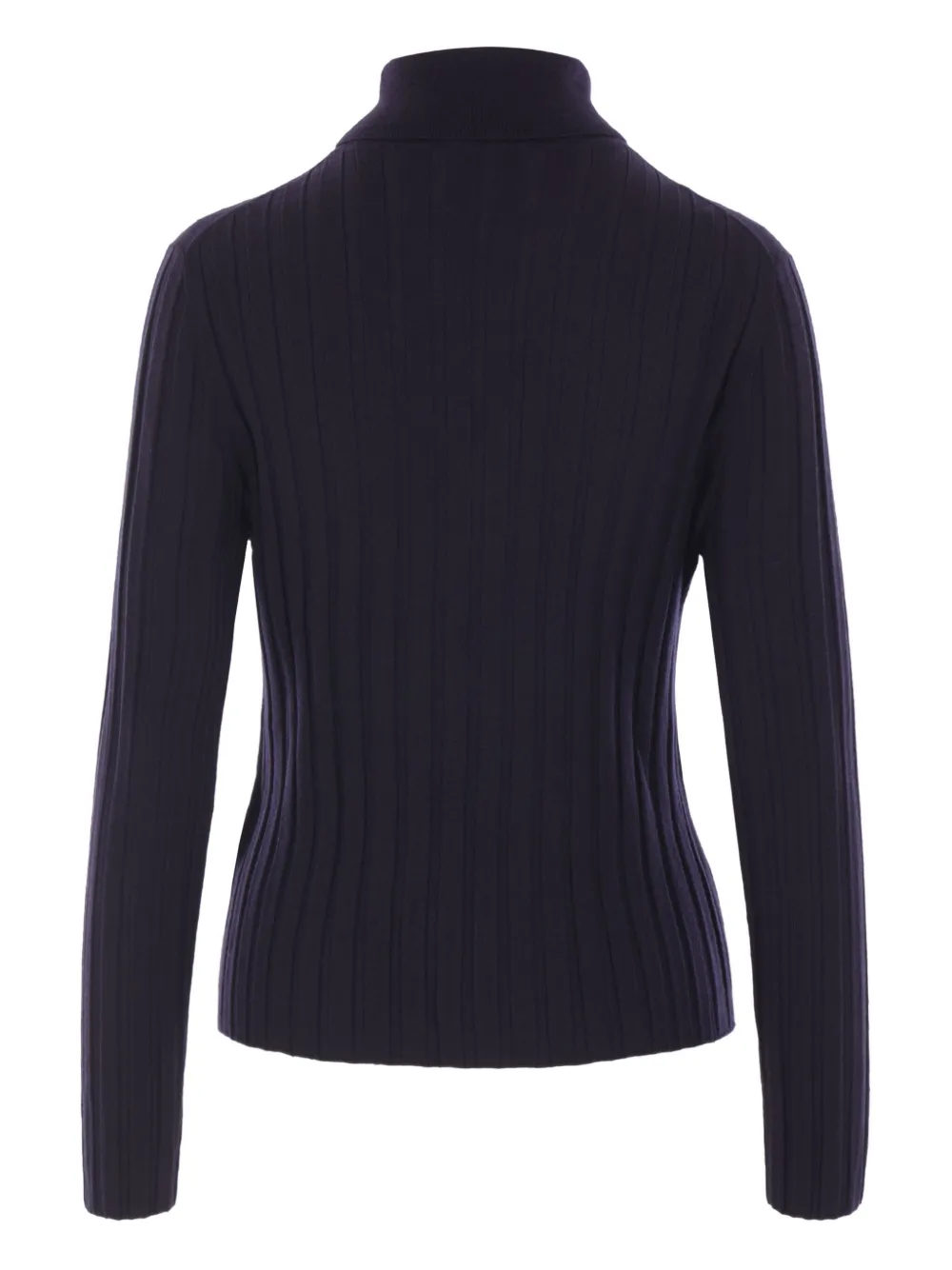 Allude Geribbelde coltrui Blauw