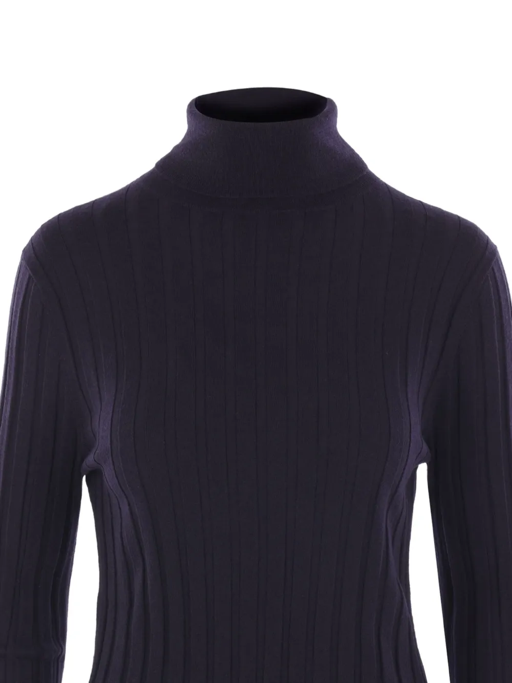 Allude Geribbelde coltrui Blauw