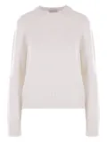 Allude cashmere crew-neck sweater - White