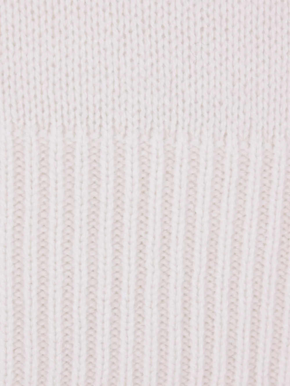 Allude Kasjmier trui met ronde hals Wit