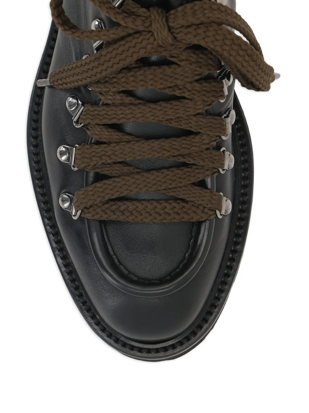Doucal's Derby veterschoenen met chunky zool Zwart