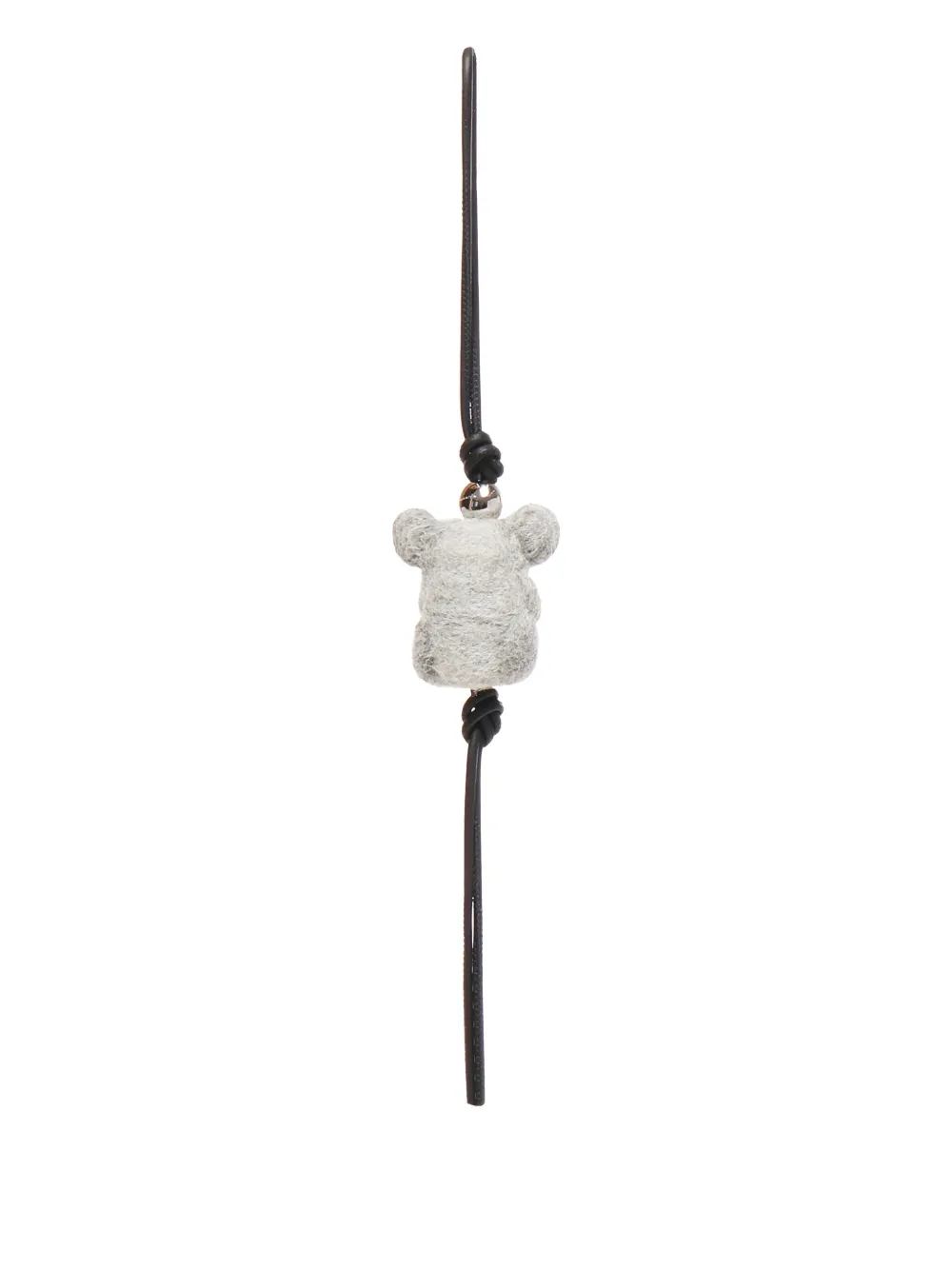 Loewe Koala-felt Keyring In Gray