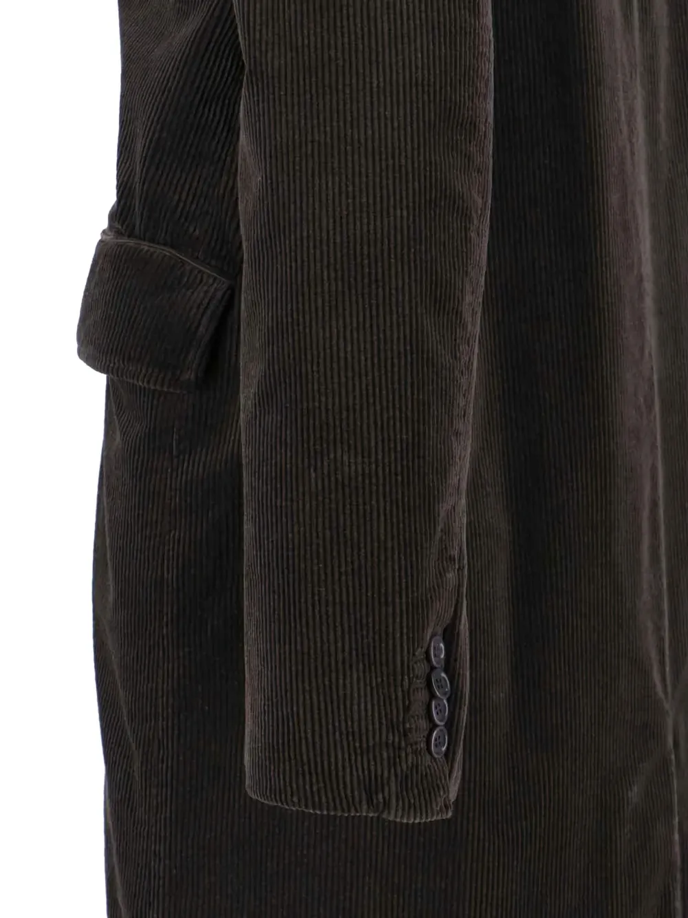 ASPESI ribbed corduroy coat Bruin
