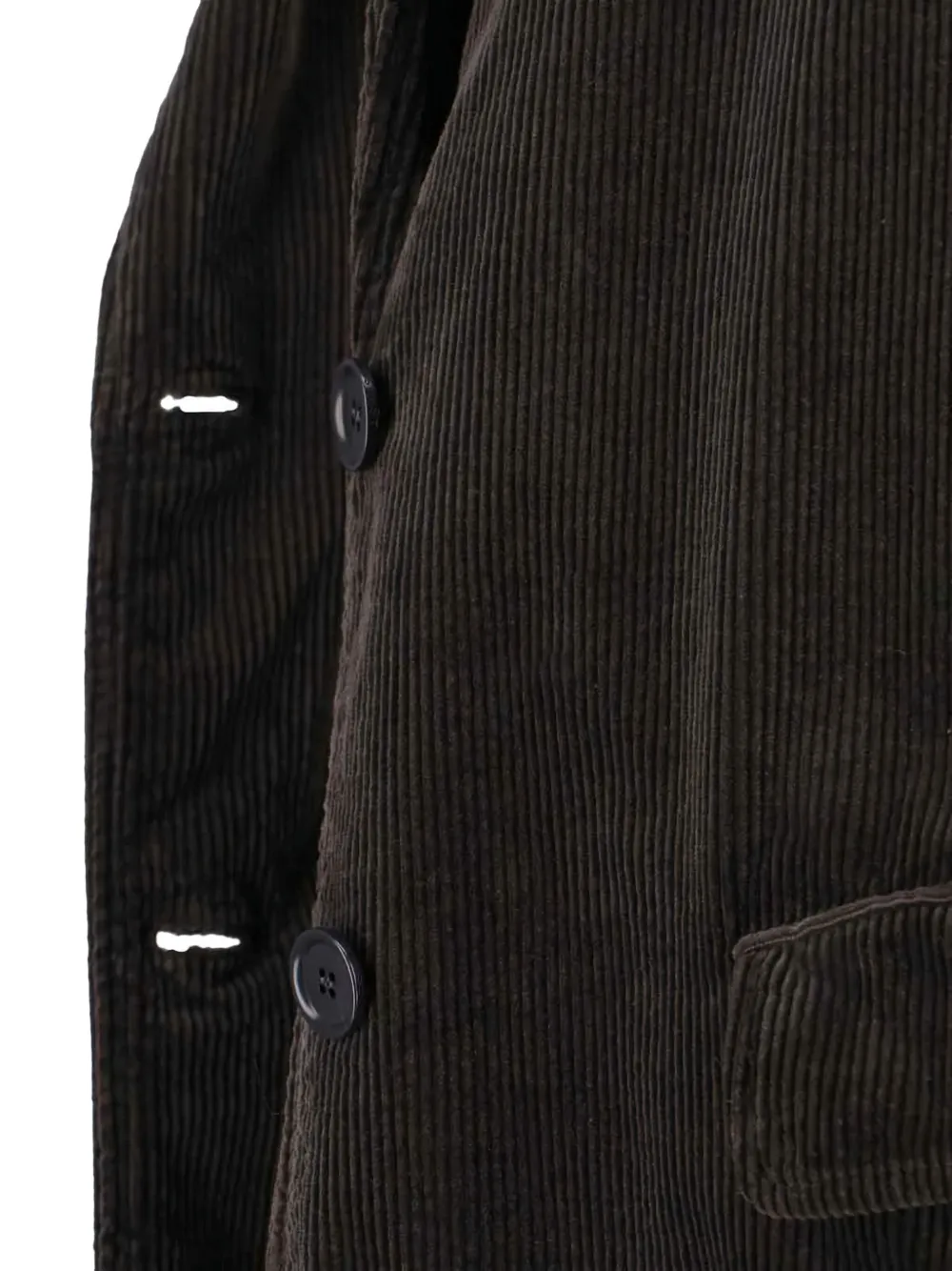 ASPESI ribbed corduroy coat Bruin