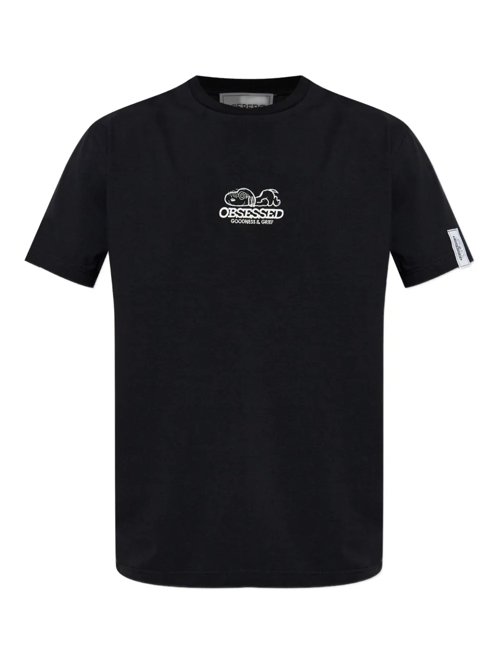 Iceberg T-shirt met borduurwerk Zwart