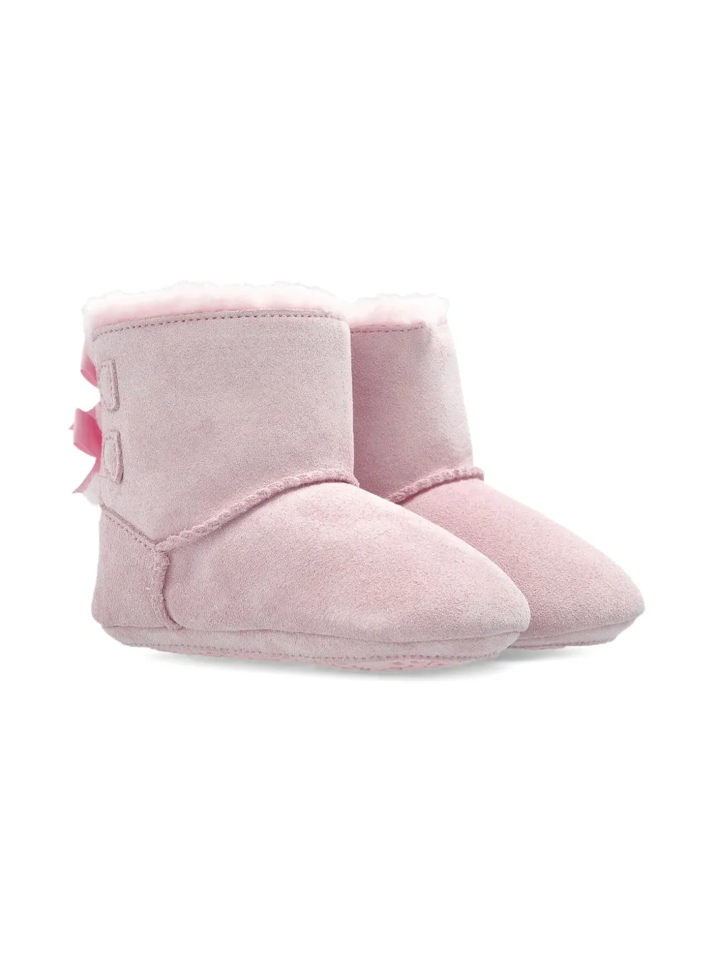 UGG Kids ribbon-bow pre-walkers Pink