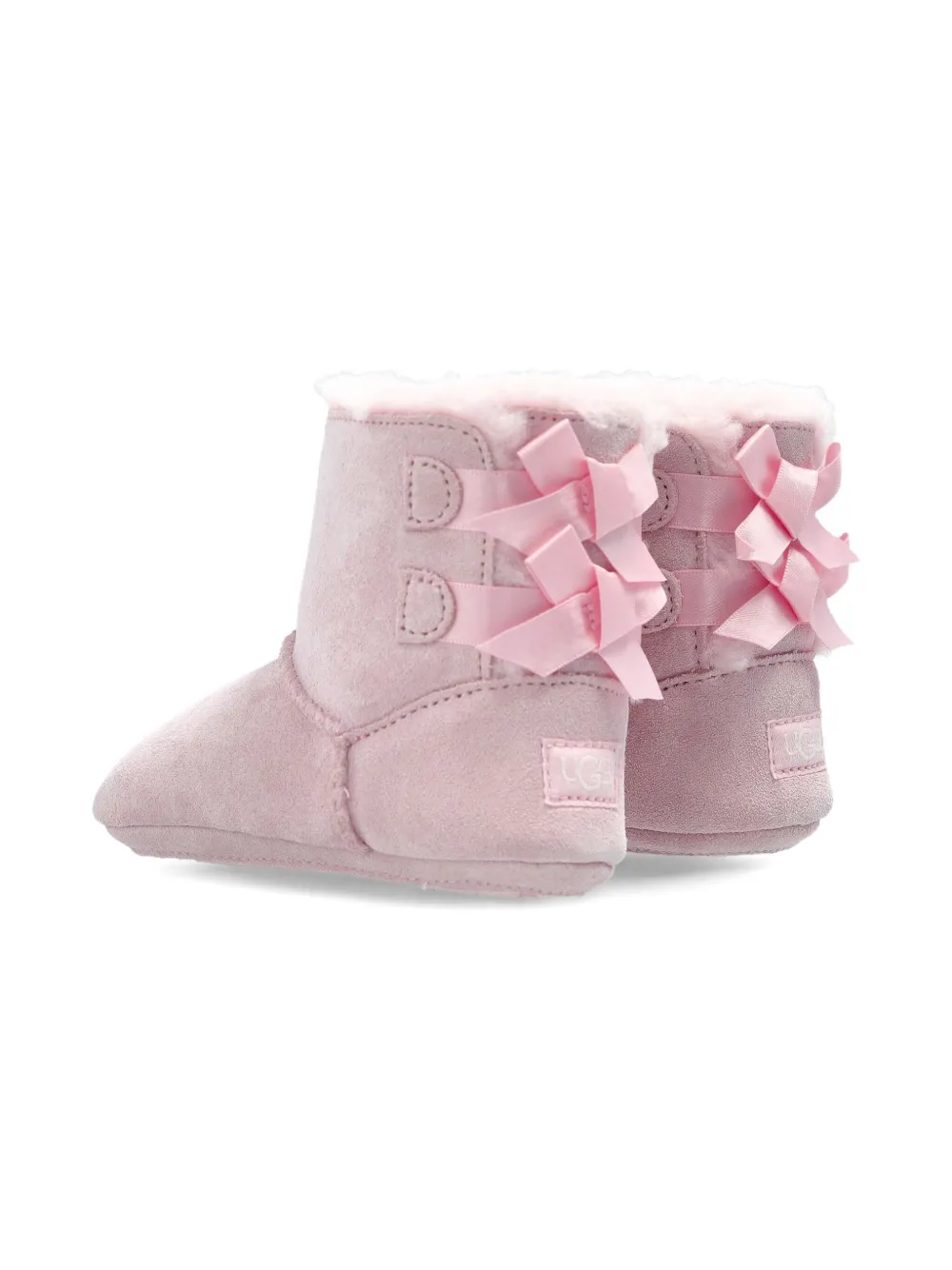 UGG Kids ribbon-bow pre-walkers Pink