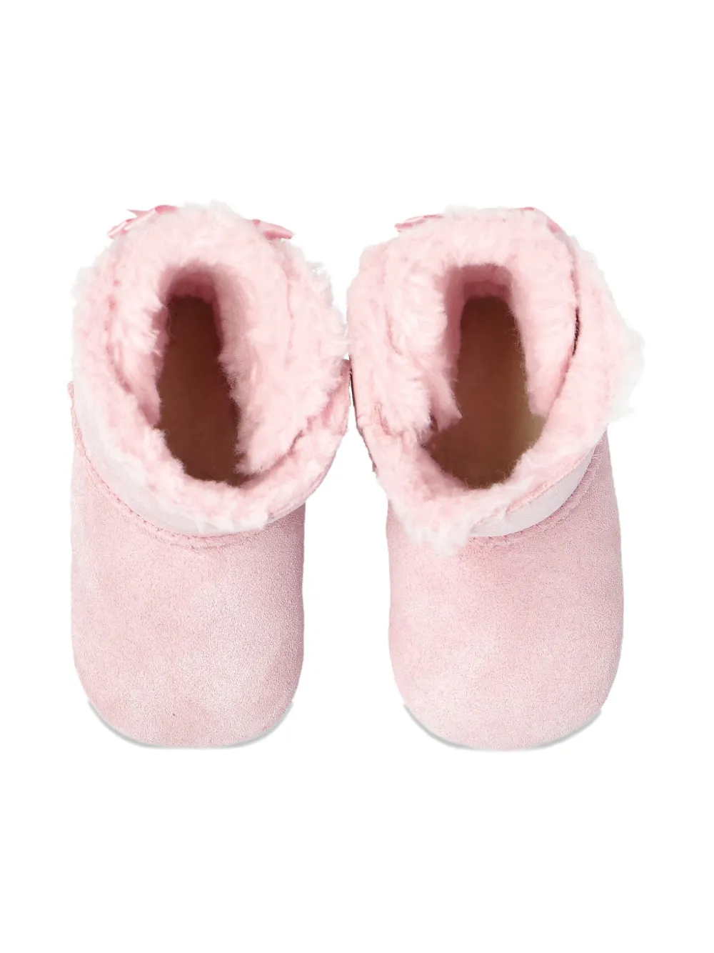UGG Kids ribbon-bow pre-walkers Pink