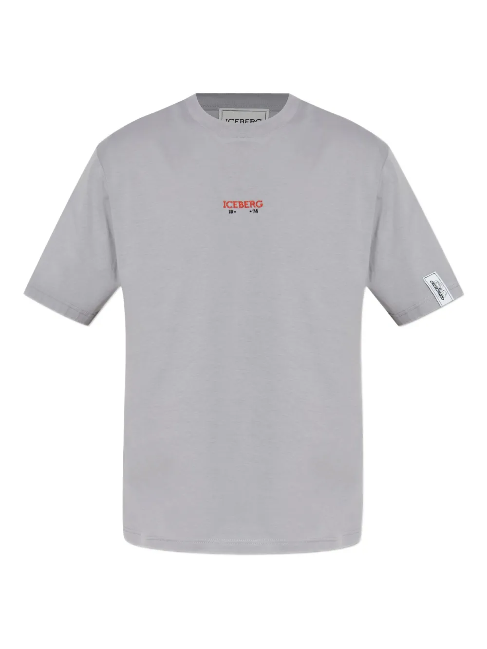 Iceberg T-shirt met geborduurd logo Grijs