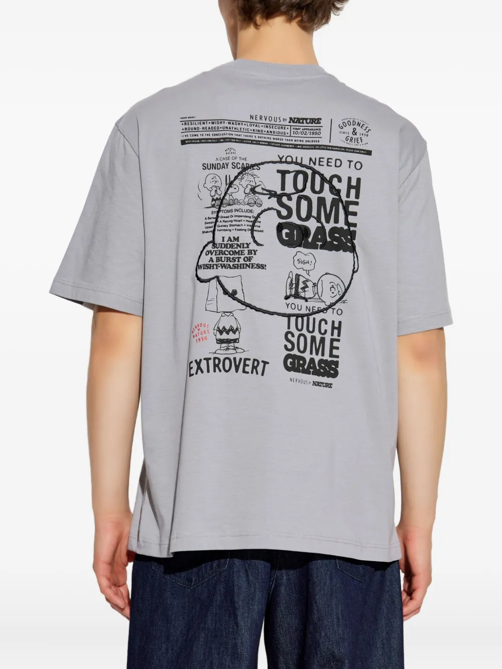 Iceberg T-shirt met geborduurd logo Grijs
