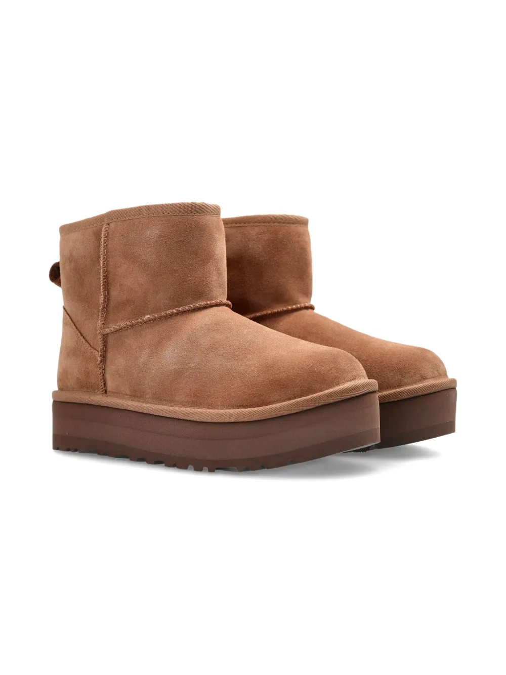 UGG Kids platform suede boots - Bruin