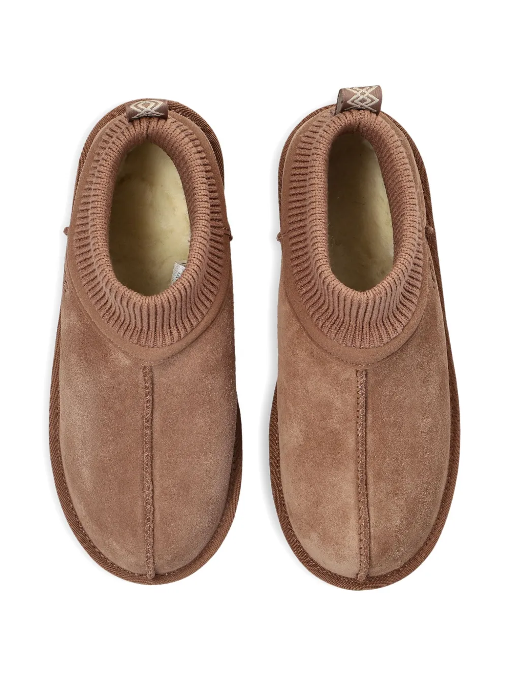 UGG Kids Classic Ultra Mini stretch-cuff knitted-cuff boots Brown