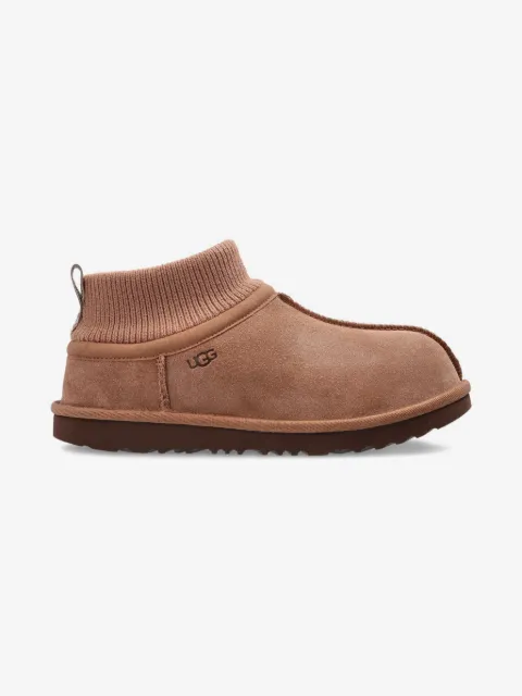 UGG Kids Classic Ultra Mini stretch-cuff knitted-cuff boots