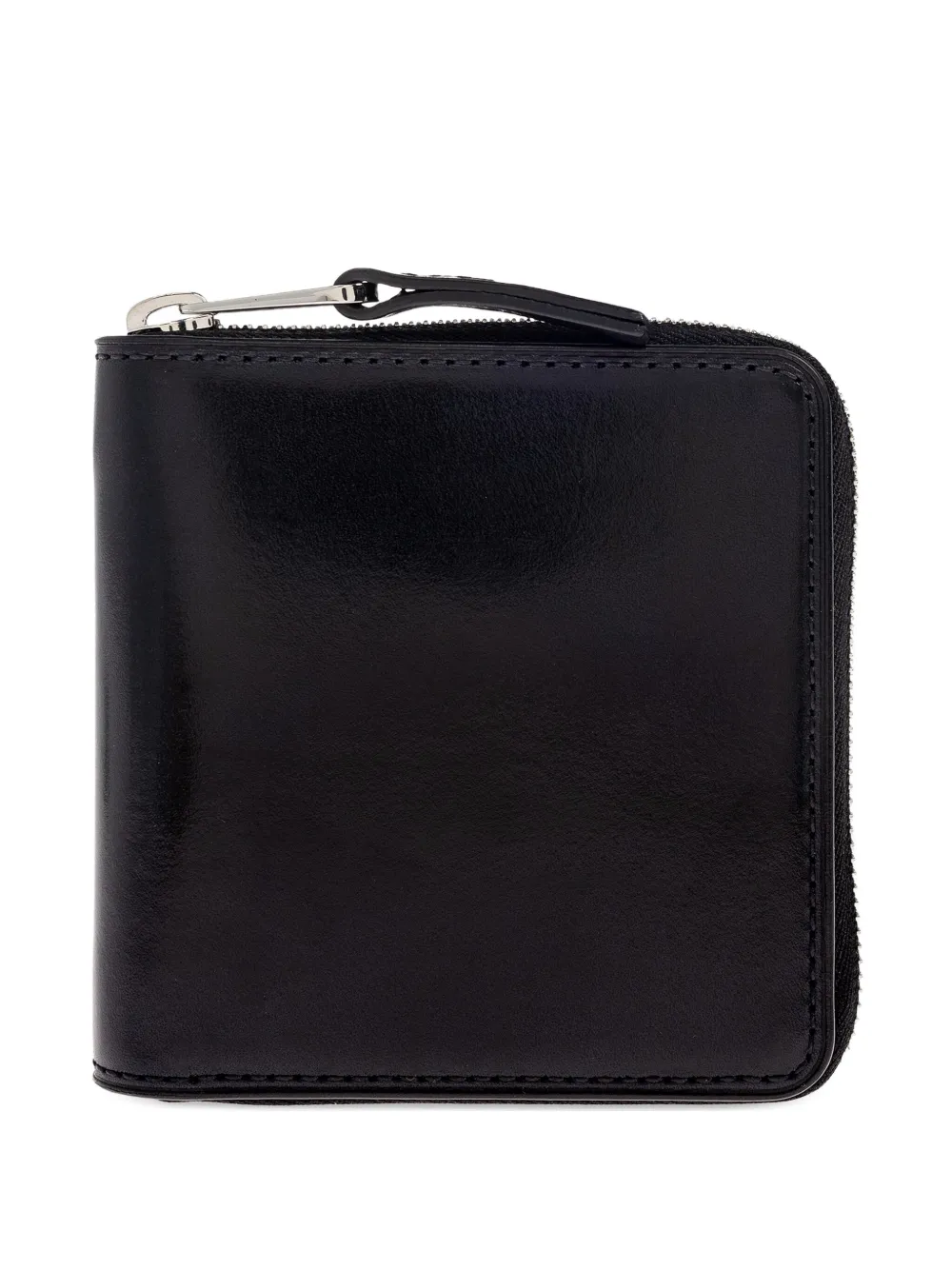 Lemaire Zip-around Leather Wallet In Black