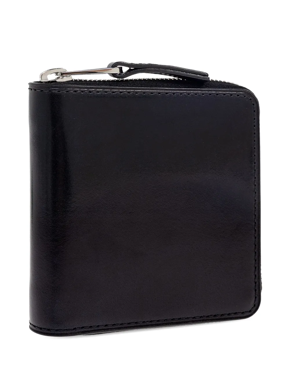 Lemaire Zip-around Leather Wallet In Black