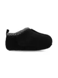 UGG Kids knitted-trim suede boots - Black