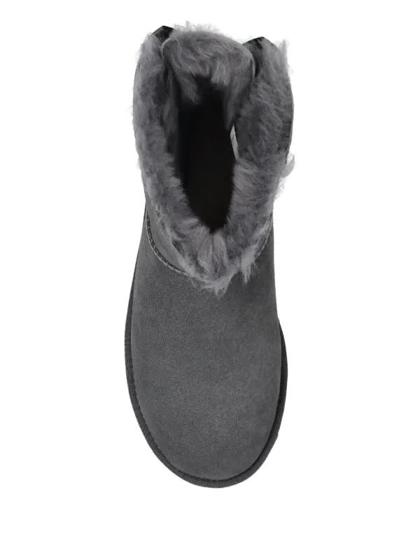 UGG Bota Mini Bailey Bow II | Cinza | FARFETCH BR