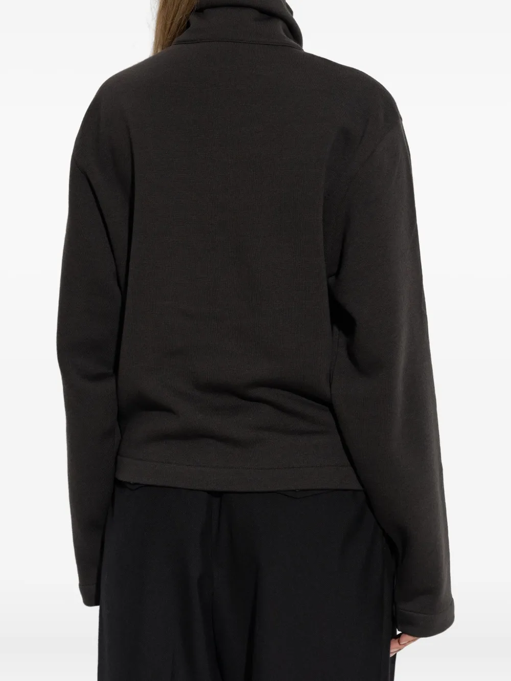 LEMAIRE Sweater met rits Zwart