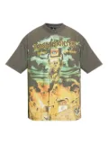 Represent x Iron Maiden Steed graphic-print T-shirt - Green