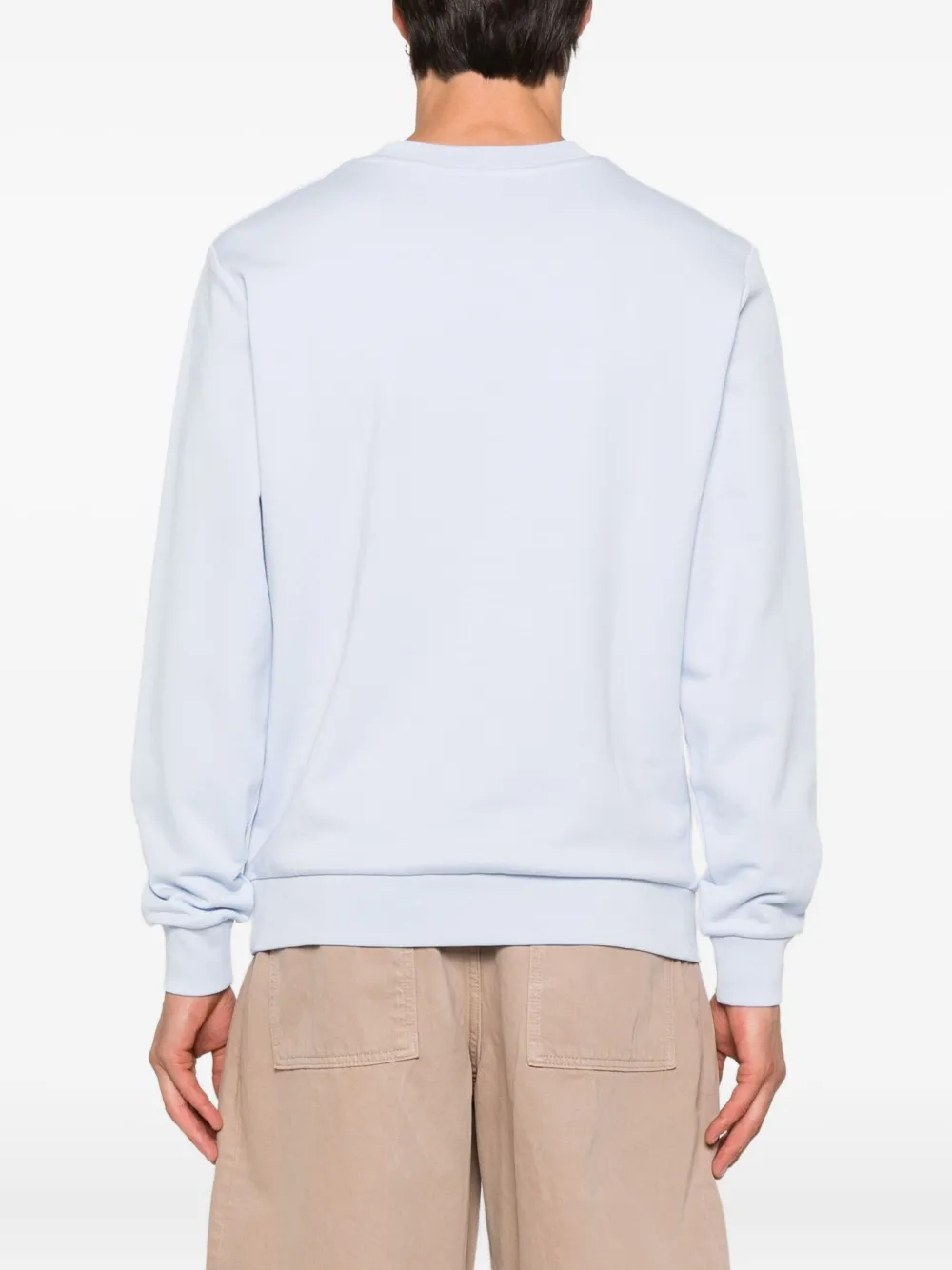 Apc Logo-print Sweatshirt In Gray