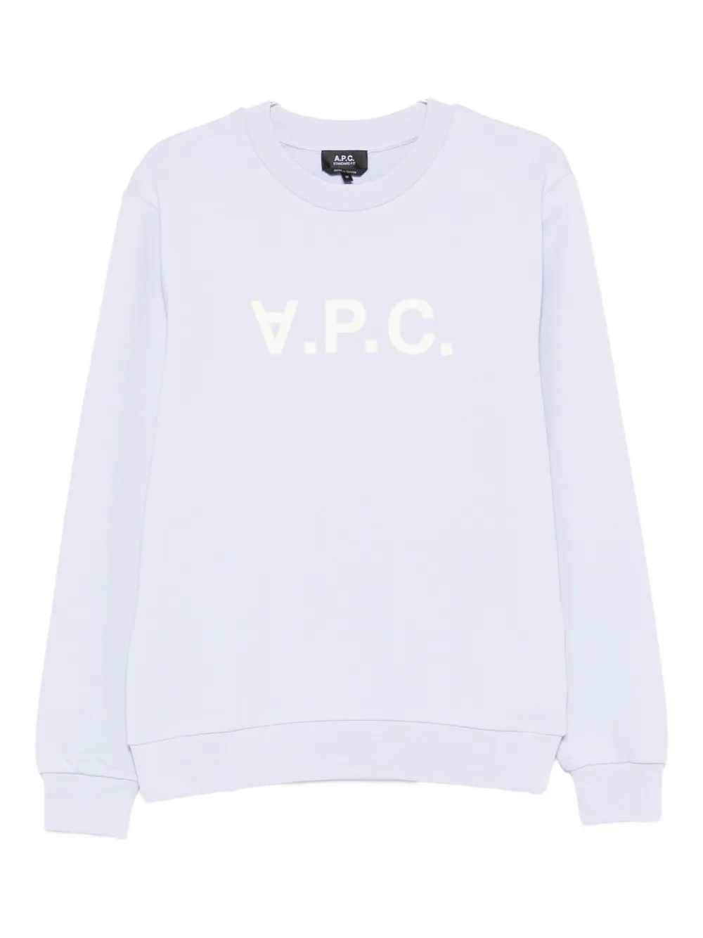 Apc Logo-print Sweatshirt In Gray