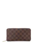 Louis Vuitton Pre-Owned 2012 Damier Ebene Zippy Wallet long wallets - Brown