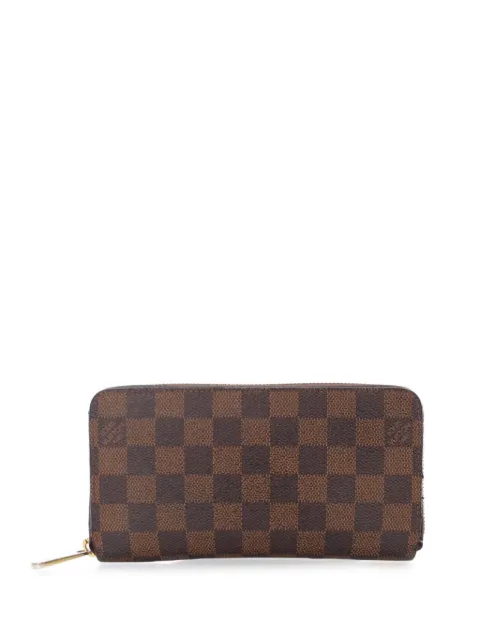 Louis Vuitton Pre-Owned 2012 Damier Ebene Zippy Wallet long wallets