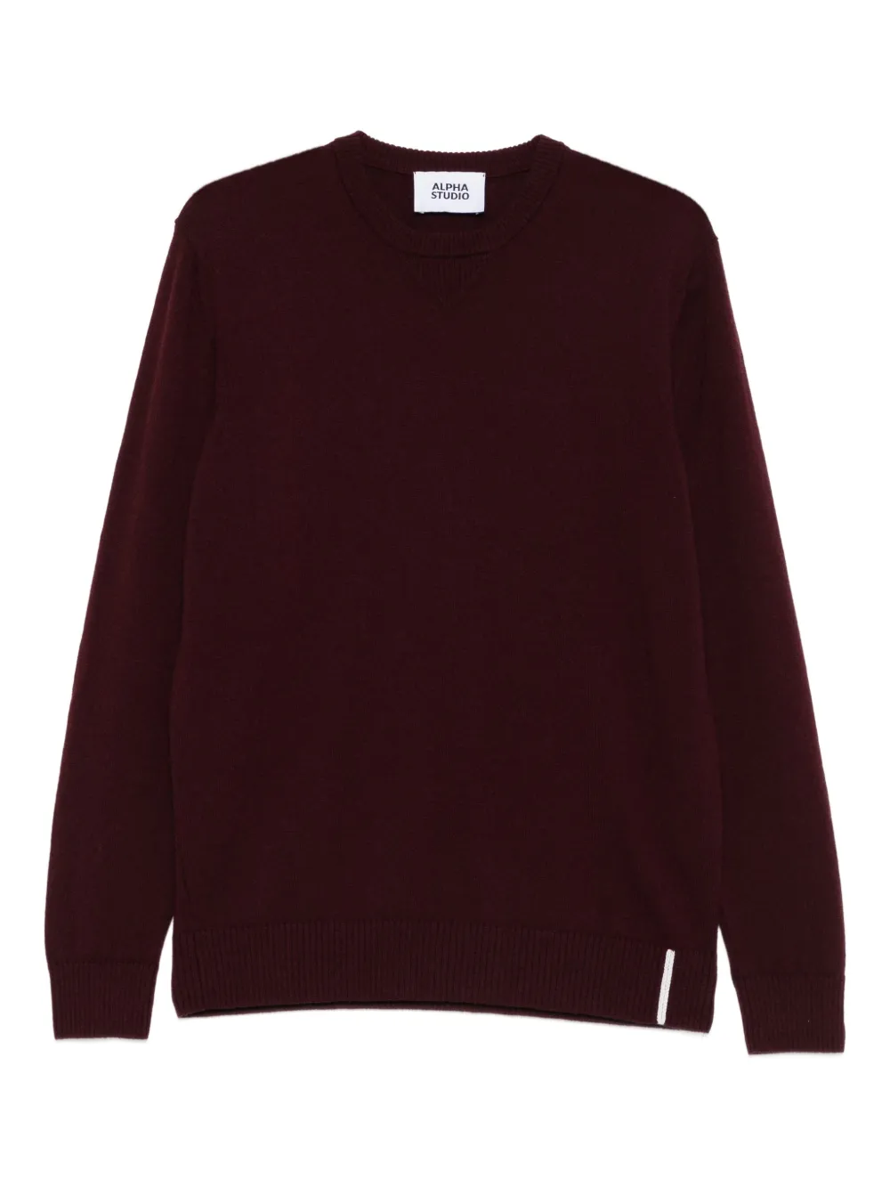 ALPHA STUDIO crew-neck wool sweater | Red | Image 1