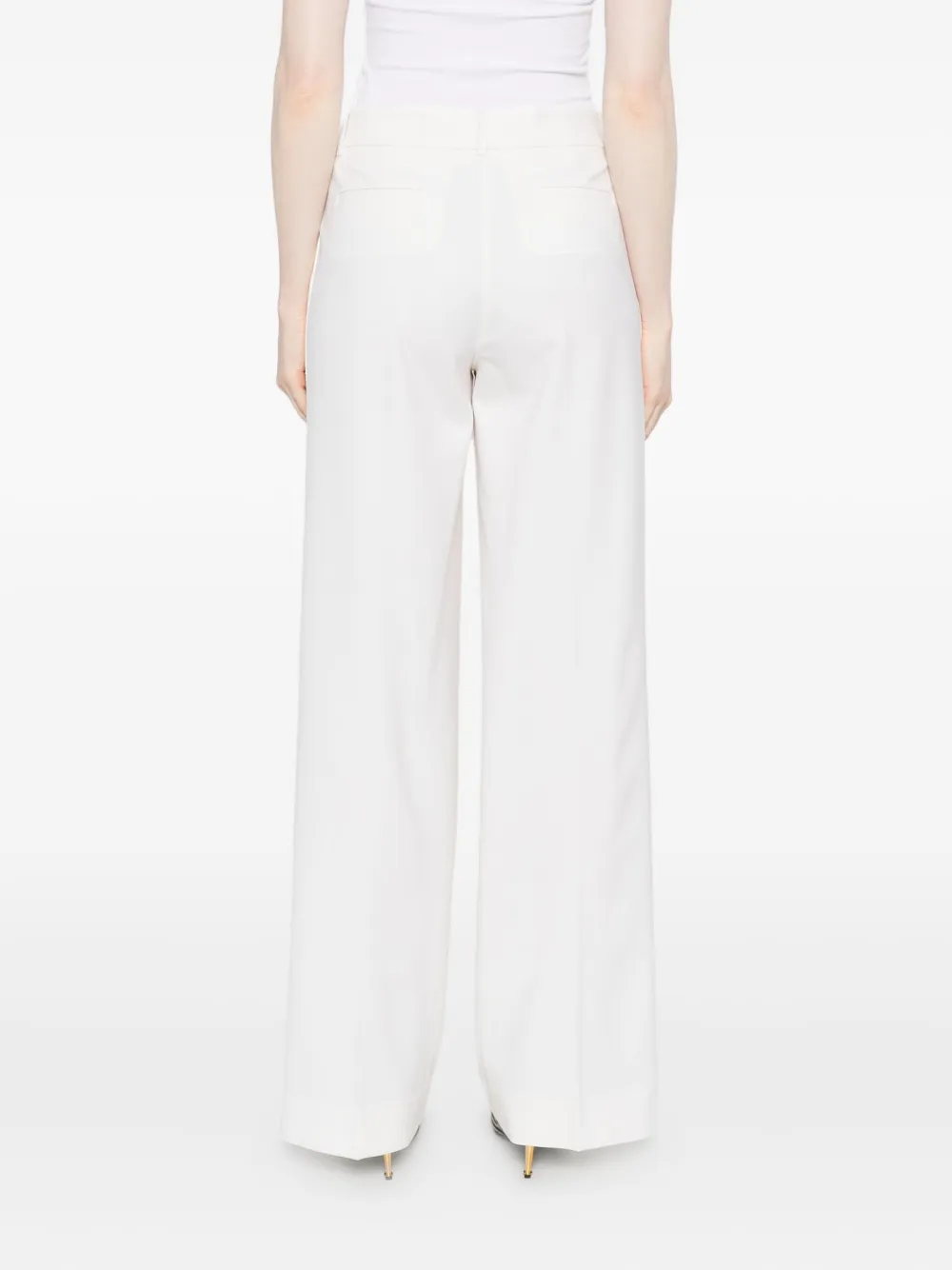 P.a.r.o.s.h Side-stripe Trousers In White