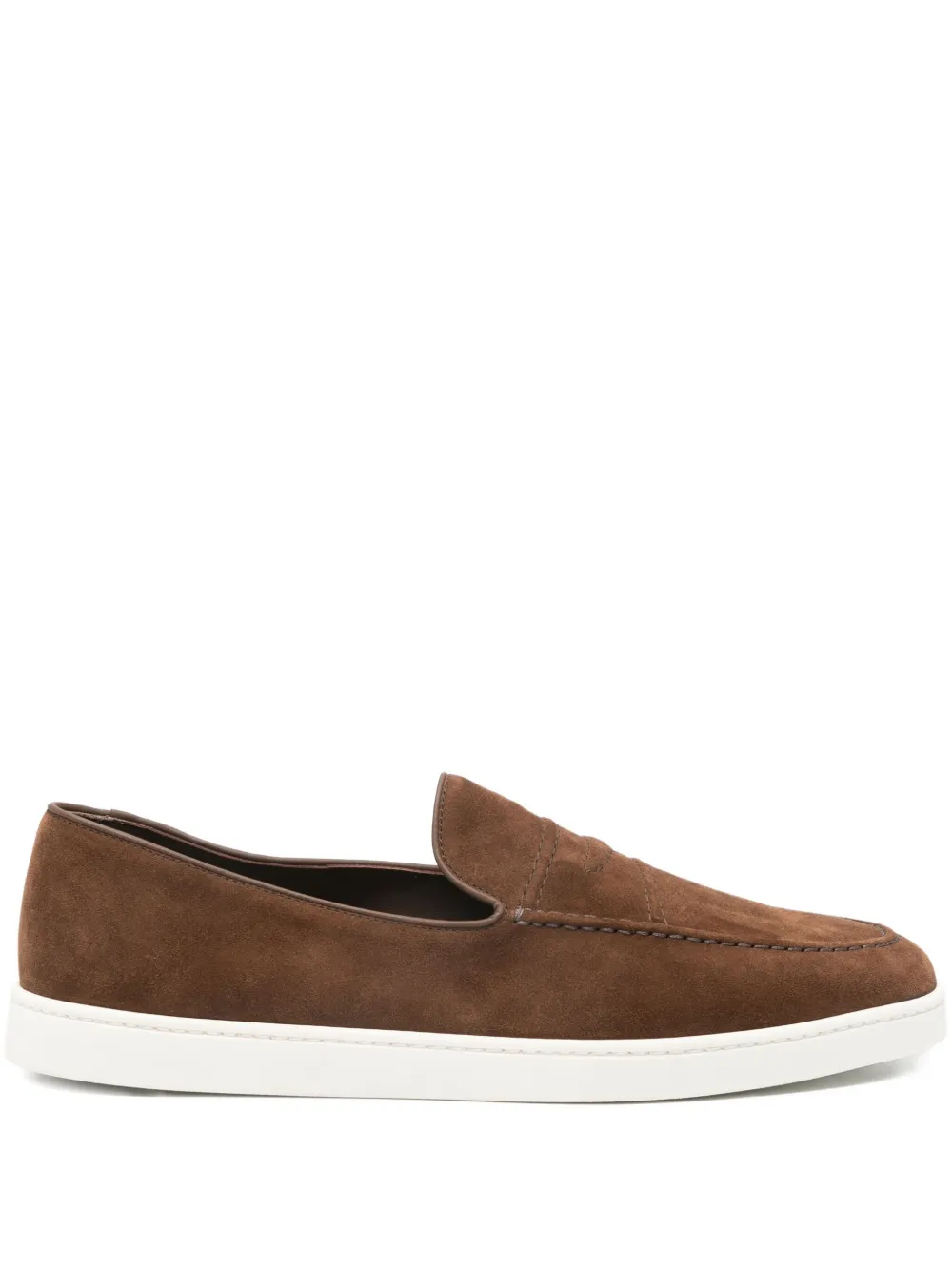 Church's suede-leather loafers Brown