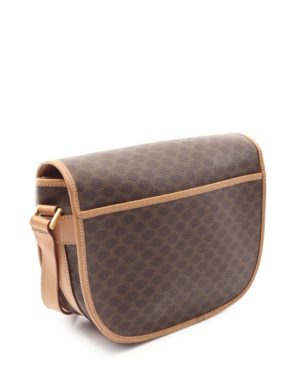 Pre-owned Celine 1990-2010 Macadam Crossbody Bag In Brown