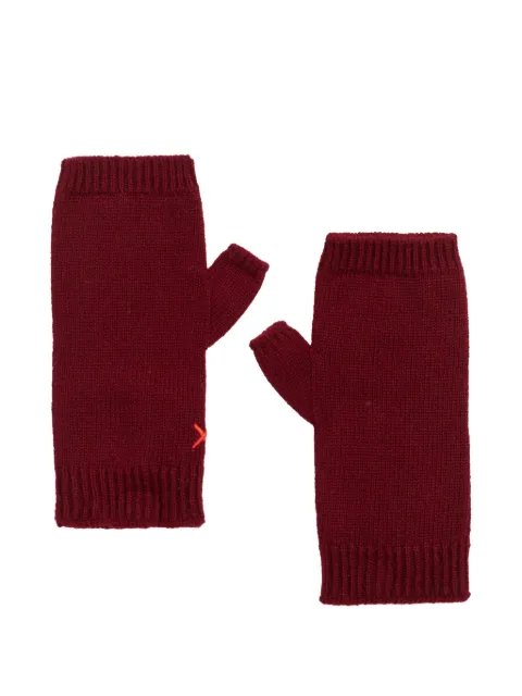 Chinti & Parker ribbed fingerless gloves