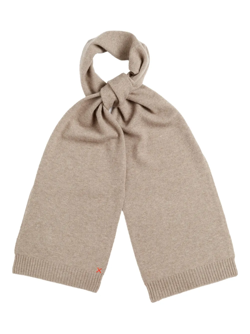 Chinti & Parker Sjaal met geribbelde afwerking - Beige
