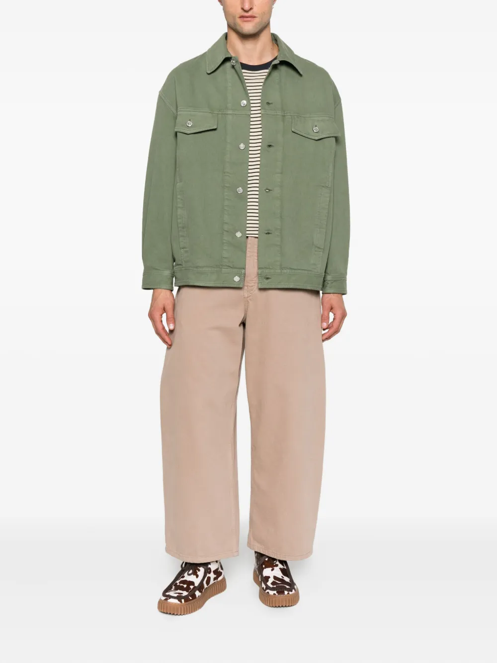 A.P.C. button-fastening flap-pocket jacket | Denim Jackets | Image 2