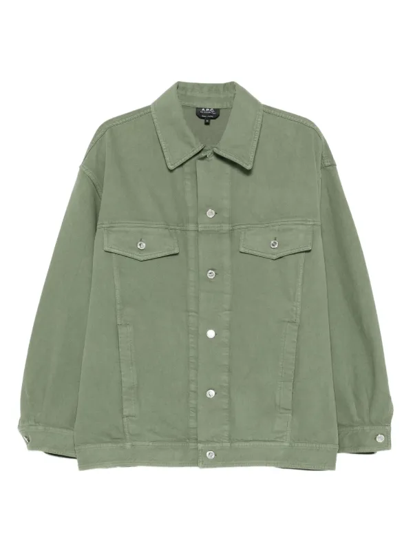A.P.C. フラップポケット ジャケット | グリーン | FARFETCH JP