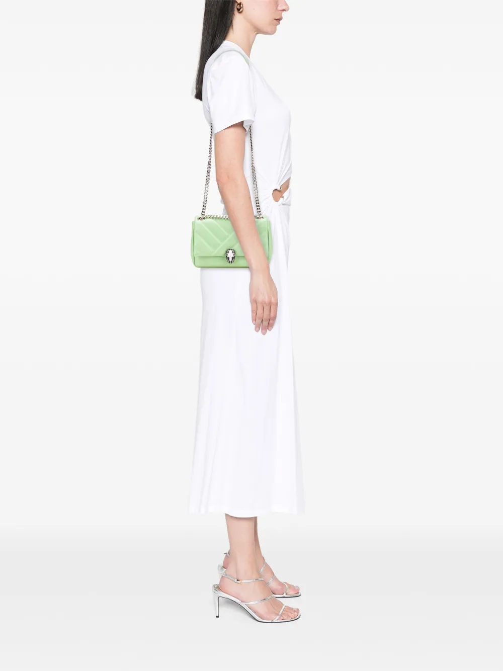 Bvlgari Pre-Owned 2021-2025 Leather Serpenti Cabochon Chain crossbody Bvlgari Pre-Owned 2021-2025 Leather Serpenti Cabochon Chain crossbody