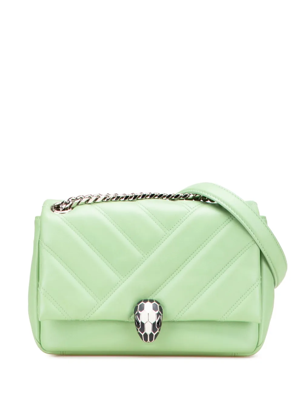 2021-2025 Leather Serpenti Cabochon Chain crossbody bag