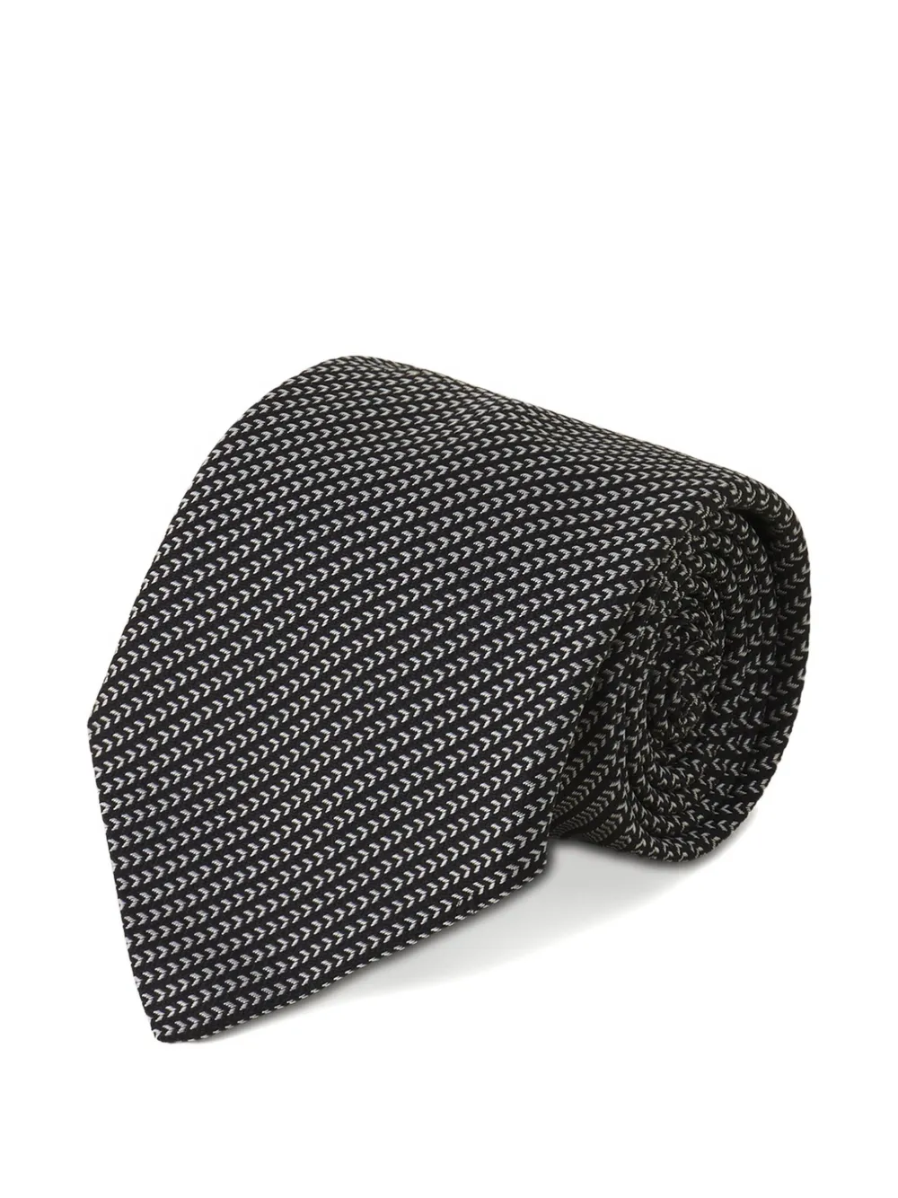 Lanvin Zijden stropdas - Zwart