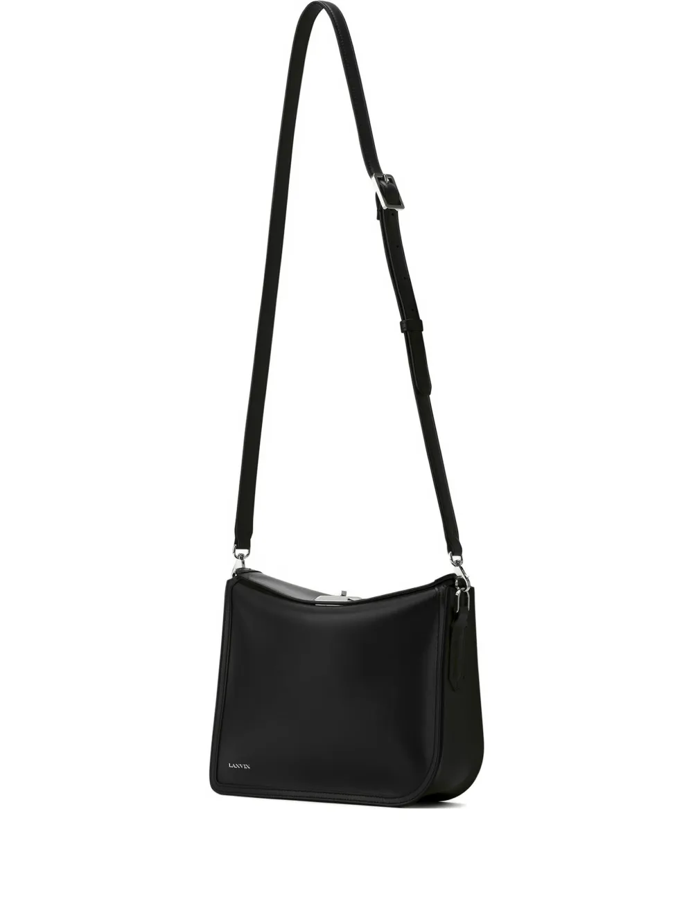 Lanvin Clutch met logoplakkaat - Zwart