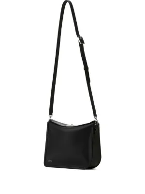 Sac Lanvin Pour Homme En Cuir Et Toile - Occasion Couleur Bordeaux Foncé - Marque De Luxe