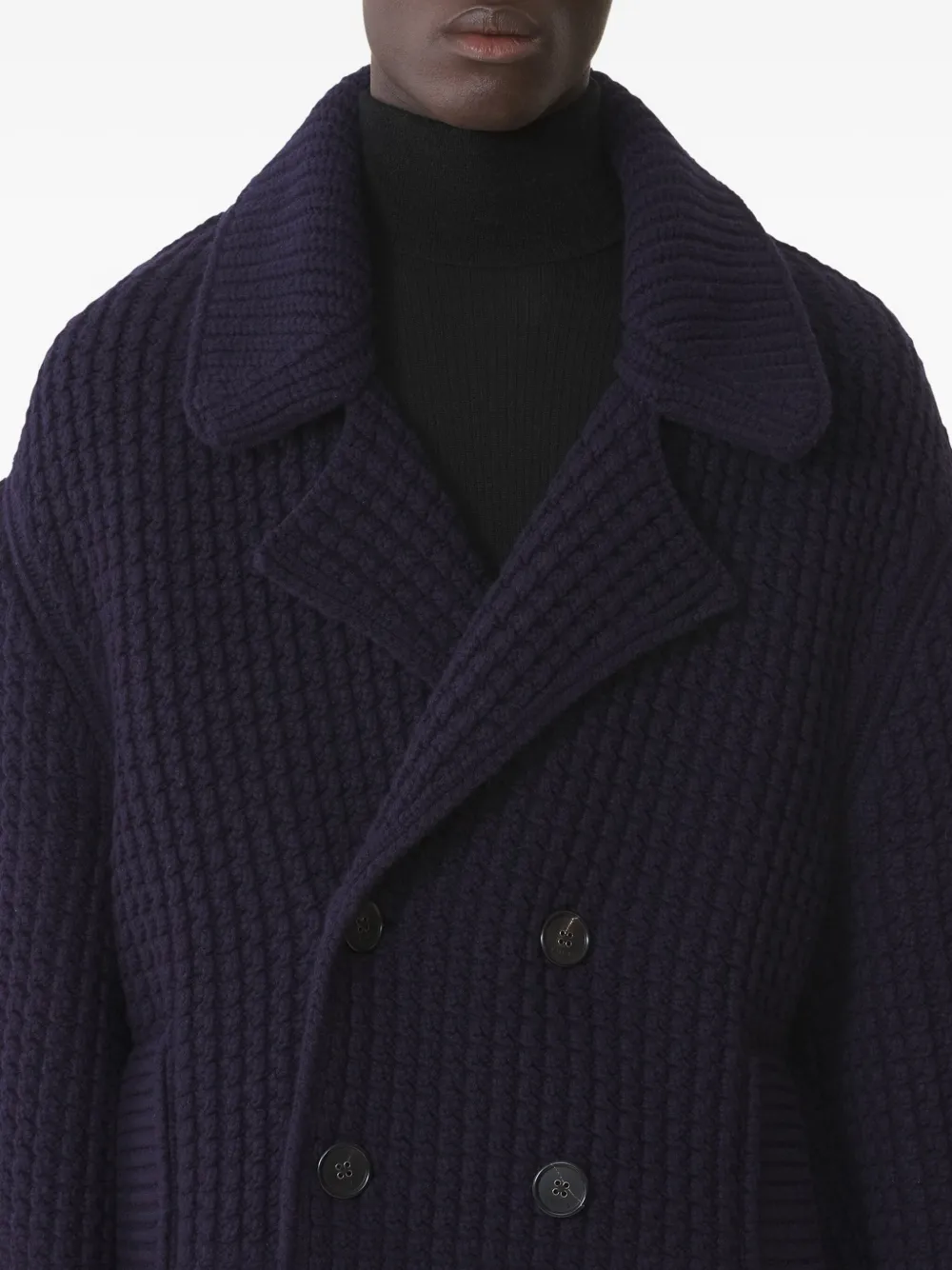 Lanvin Vest met dubbele rij knopen Blauw