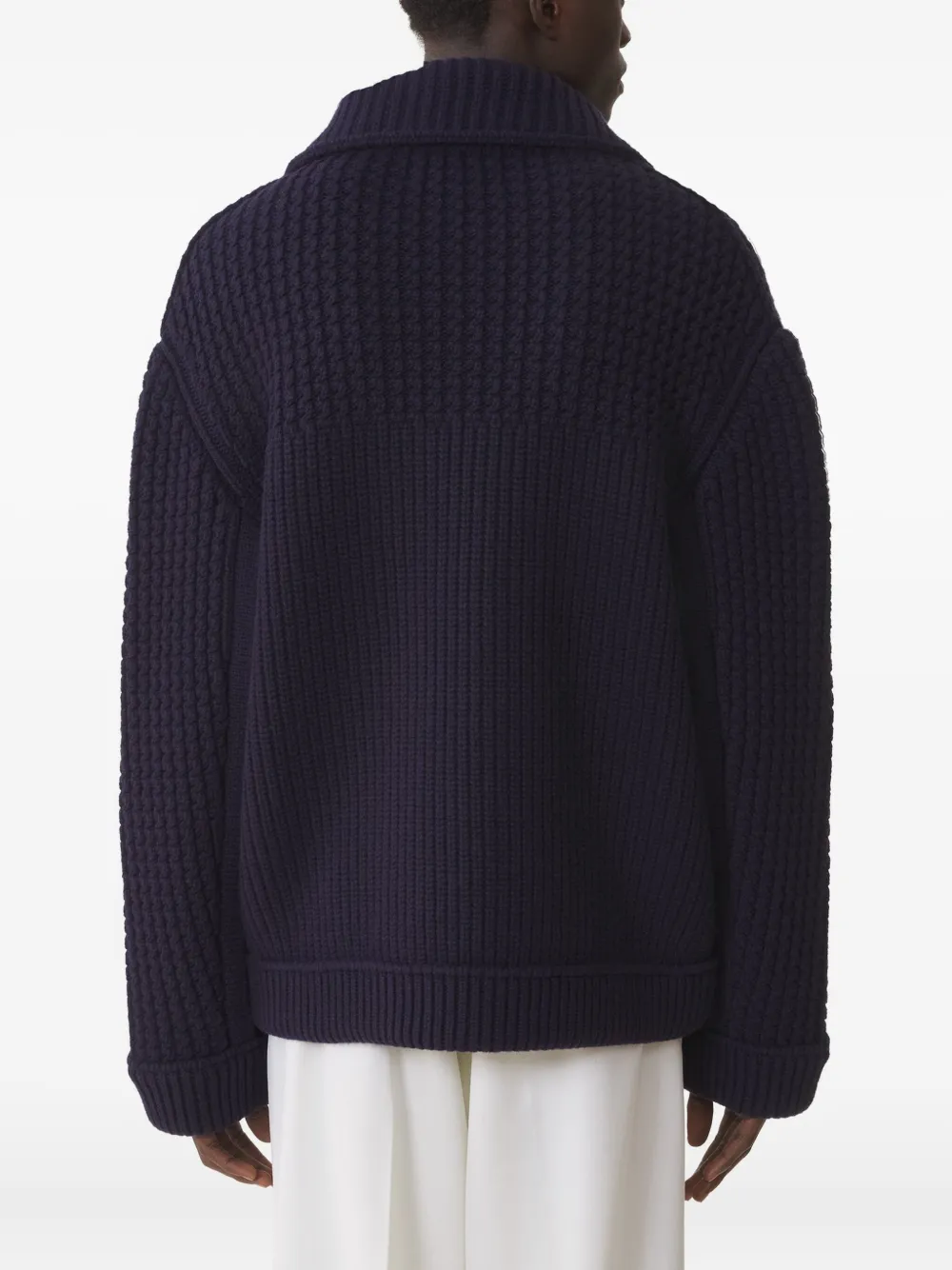 Lanvin Vest met dubbele rij knopen Blauw