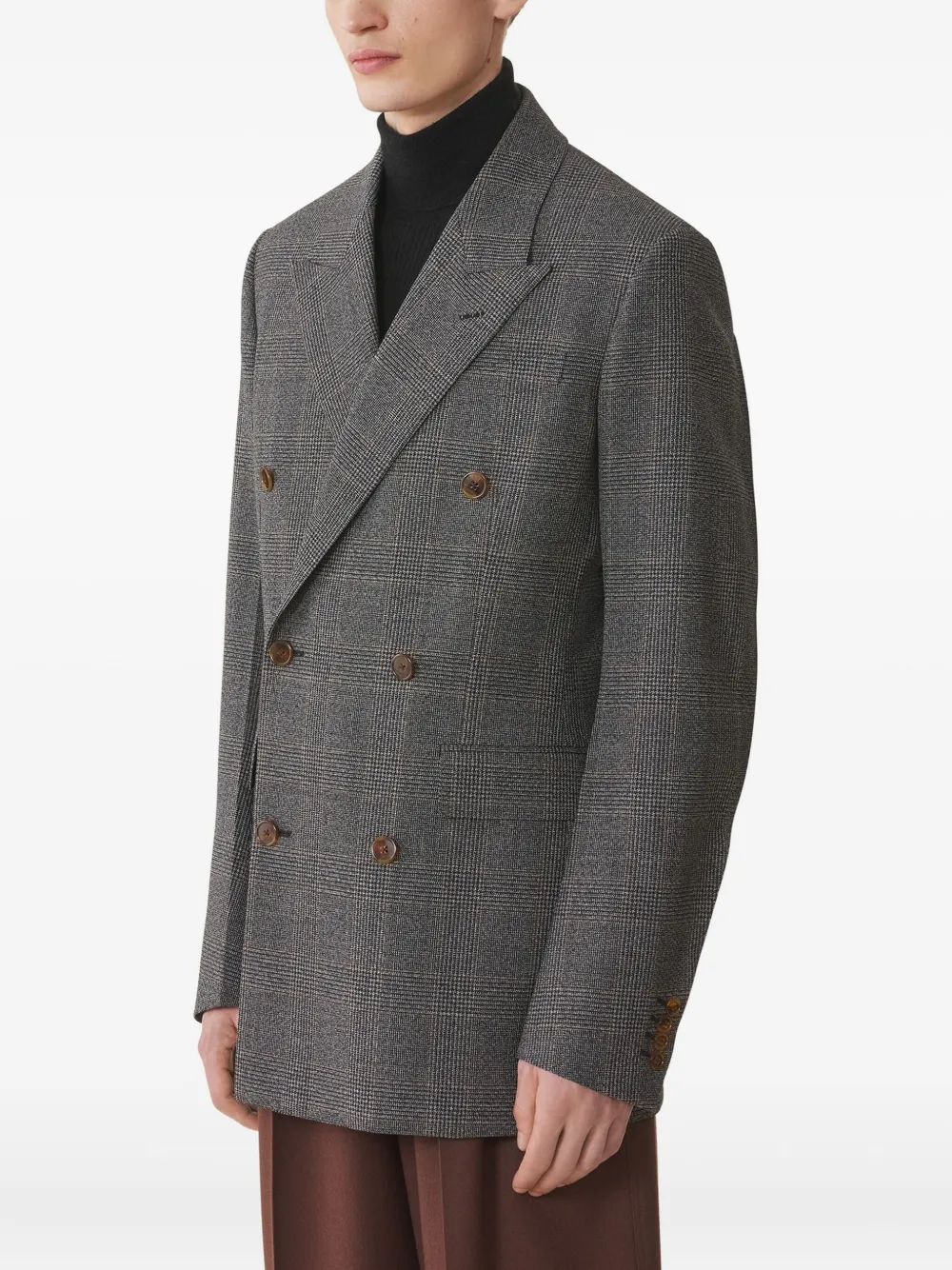Lanvin Blazer met dubbele rij knopen Grijs
