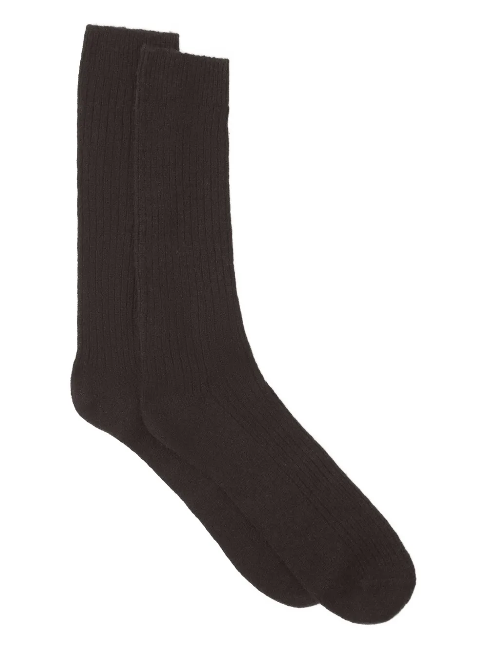 Lanvin Ribgebreide sokken Bruin