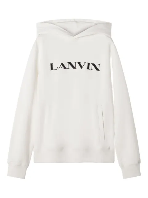 Lanvin hoodie med broderad logotyp
