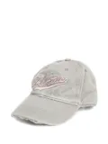The Attico frayed-edge baseball cap - Grey