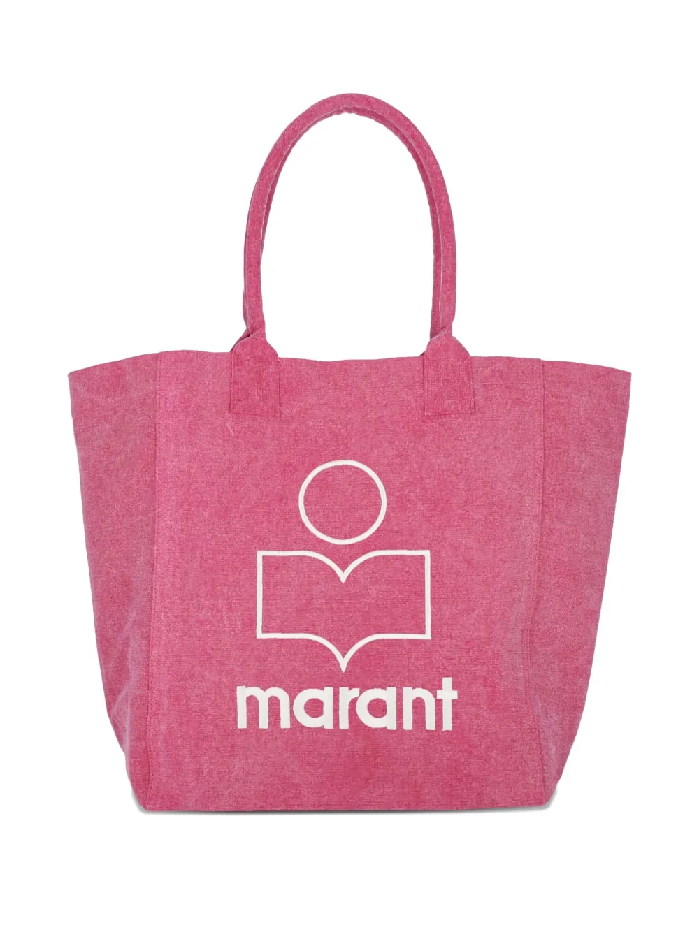 ISABEL MARANT Yenky logo-embroidered tote bag Roze